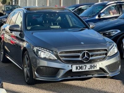 Grey Used 2017 Mercedes C250 AMG Line Premium Plus Estate | £15,990 (Fair price)