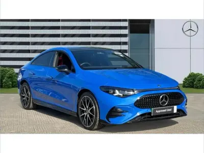 Käytetty Mercedes CLA 250+ AMG line 200 kW (272 HP) 2025 Sininen Sedan