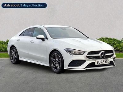 White Used 2022 Mercedes CLA180 AMG Line Premium Sedan | £23,499 (Fair price)