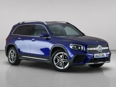 Used Mercedes GLB200 AMG line 163 HP (119 kW) 2022 Blue SUV