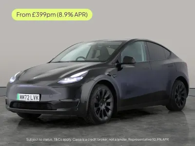 Begagnad Tesla Model Y Long Range AWD 378 kW (514 HK) 2022 Svart SUV