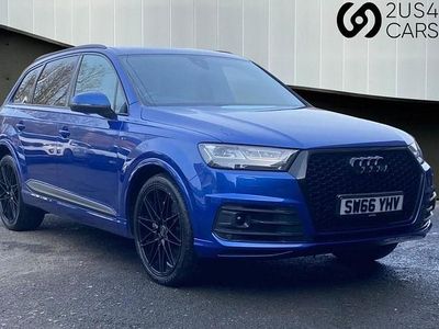 Used Audi Q7 S-Line 272 HP (200 kW) 2016 Blue SUV