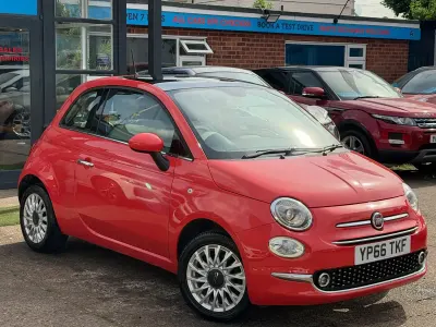 Used Fiat 500 Lounge 69 HP (50 kW) 2016 Pink Hatchback