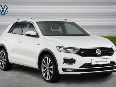 Used VW T-Roc R-line 150 HP (110 kW) 2021 White SUV