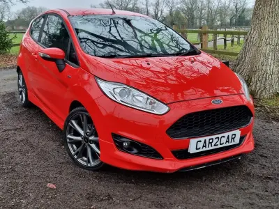 Used Ford Fiesta ST-Line 125 HP (91 kW) 2017 Red Hatchback