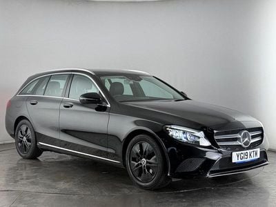 Used Mercedes C200 Premium 2019 Black Estate