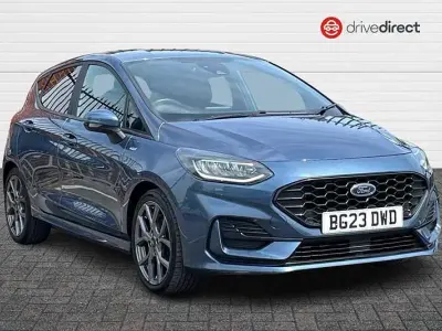 Used Ford Fiesta ST-Line 100 HP (73 kW) 2023 Blue Hatchback