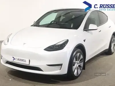 Used Tesla Model Y Long Range AWD 378 kW (514 HP) 2024 White SUV