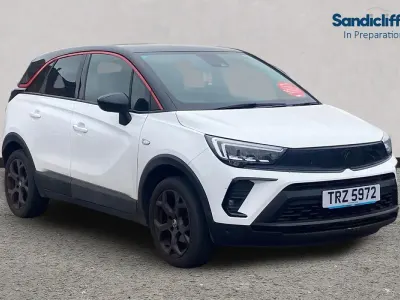 Used Vauxhall Crossland GS Line 110 HP (80 kW) 2022 White SUV