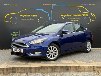 Used Ford Focus Titanium 125 HP (91 kW) 2018 Blue Hatchback