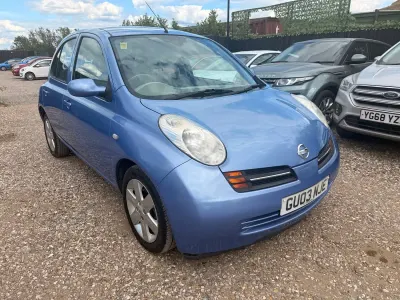 Used Nissan Micra 87 HP (63 kW) 2003 Blue Hatchback