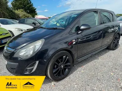 Used Vauxhall Corsa Edition 75 HP (55 kW) 2014 Black Hatchback