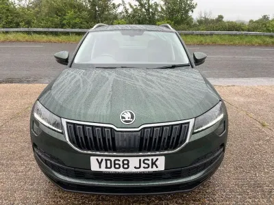 Used Skoda Karoq SE L 150 HP (110 kW) 2019 Green SUV