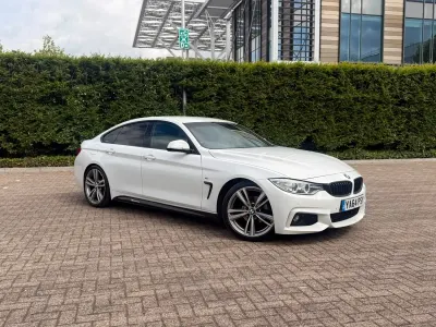 Begagnad BMW 420 M Sport 2015 Vit Sportkupé
