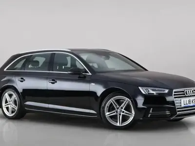 Used Audi A4 S-Line 150 HP (110 kW) 2018 Black Estate