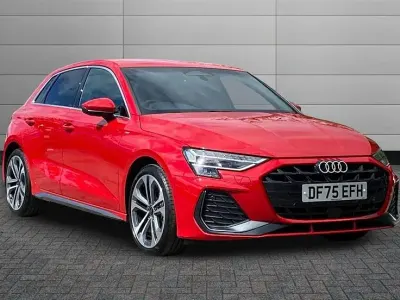 Used Audi A3 S-Line 116 HP (85 kW) 2025 Red Hatchback