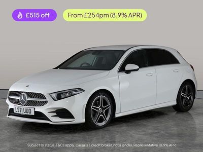 White Used 2021 Mercedes A180 AMG line Hatchback | £17,279 (Fair price)