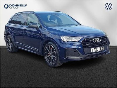Used Audi Q7 Black Edition 286 HP (210 kW) 2020 Blue SUV