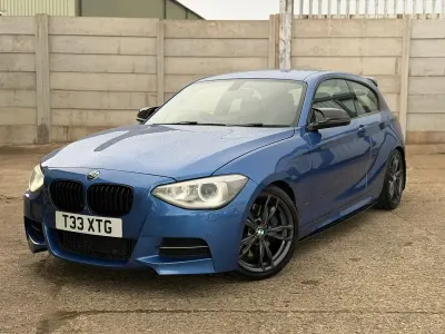 Used BMW M135 M Performance 321 HP (236 kW) 2015 Blue Hatchback