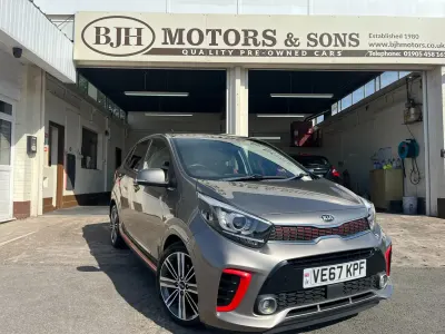 Begagnad Kia Picanto GT-Line 83 HK (61 kW) 2017 Silver Halvkombi