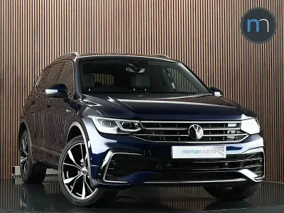 Used VW Tiguan Allspace R-line 150 HP (110 kW) 2023 Blue SUV