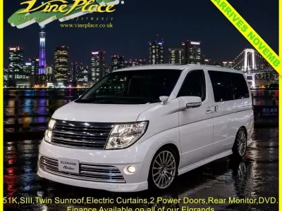 Used Nissan Elgrand 2007 White MPV