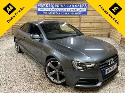 Begagnad Audi A5 Black Edition 170 HK (125 kW) 2014 Grå Sportkupé