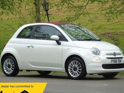 Used Fiat 500C Pop Star 86 HP (63 kW) 2016 Urban white (tricoat) Cabriolet