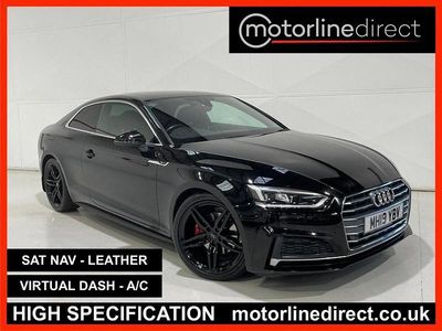 Black Used 2019 Audi A5 S-Line Coupe | £13,989 (Fair price)