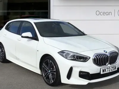 Used BMW 118 M Sport 134 HP (98 kW) 2023 White Hatchback