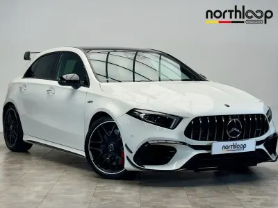 Used Mercedes A45 AMG AMG 421 HP (309 kW) 2020 White Hatchback