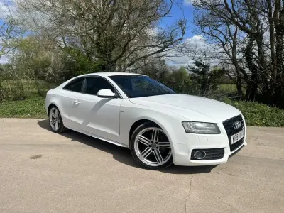 Używany Audi A5 S-Line 240 KM (176 kW) 2009 Biały Coupe