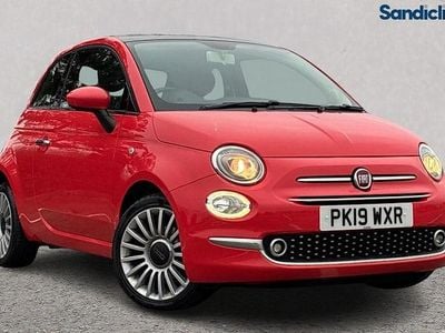 Pink Used 2019 Fiat 500 Lounge Hatchback | £6,494 (Fair price)