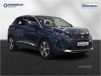 Blue Used 2021 Peugeot 3008 Allure Premium Hatchback | £15,795 (A bit pricey)