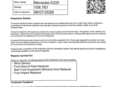 Used Mercedes E220