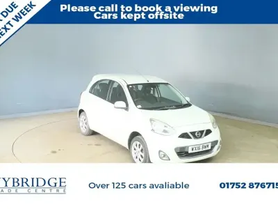 Used Nissan Micra Acenta 80 HP (58 kW) 2016 White Hatchback