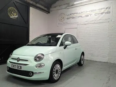 Used Fiat 500 Lounge 69 HP (50 kW) 2016 Blue Hatchback