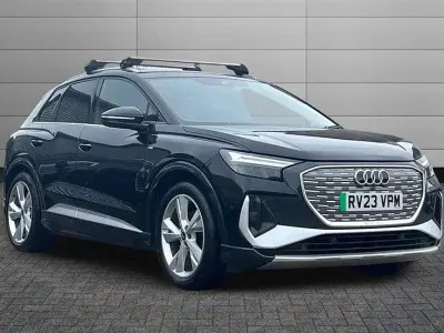 Used Audi Q4 e-tron S-Line 125 kW (170 HP) 2023 Black SUV