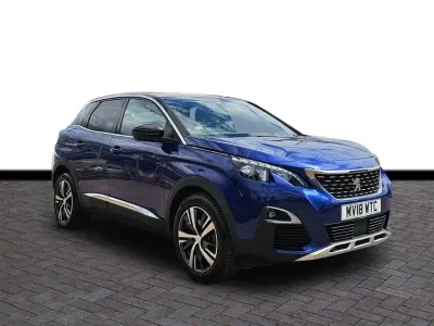 Used Peugeot 3008 GT-line 130 HP (95 kW) 2018 Blue SUV