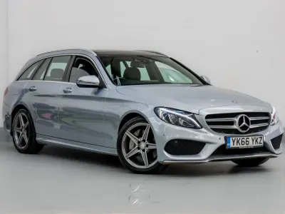 Used Mercedes C250 AMG Line Premium Plus 2016 Silver Estate