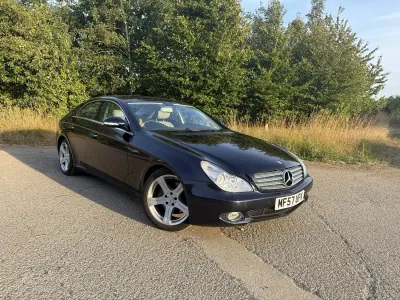 Used Mercedes CLS350 2007 Blue Coupe