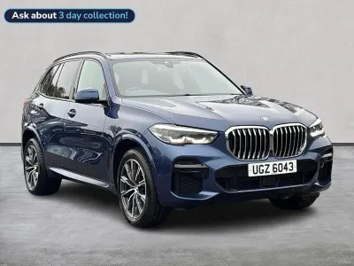 Used BMW X5 M Sport 286 HP (210 kW) 2021 Blue SUV