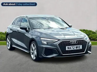 Used Audi A3 S-Line 150 HP (110 kW) 2023 Grey Sedan