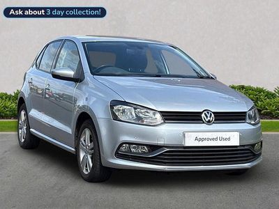 Used VW Polo Match 90 HP (66 kW) 2016 Silver Hatchback