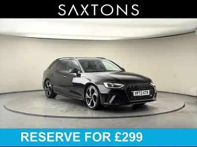 Used Audi A4 Black Edition 204 HP (150 kW) 2023 Mythos black metallic/mythos black metallic Estate