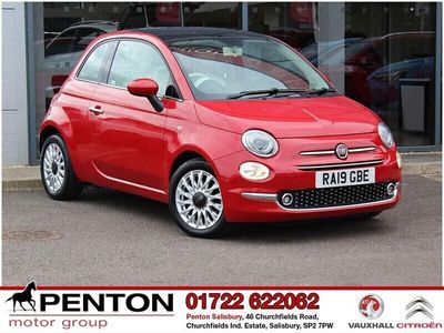 used Fiat 500 1.2 Lounge Euro 6 (s/s) 3dr LOW MILEAGE FULL HISTORY Hatchback