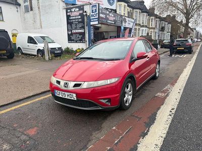 Red Used 2009 Honda Civic SE Hatchback | £2,450 (Fair price)