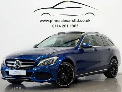 Used Mercedes C250 Premium Plus 2018 Blue Estate