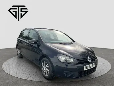 Usado VW Golf VI S 79 HP (58 kW) 2009 Preto Citadino