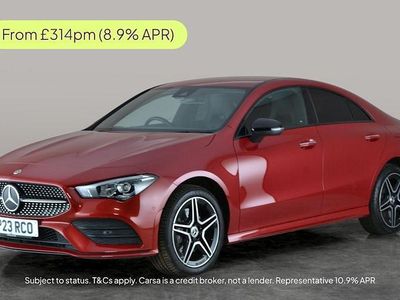 Red Used 2022 Mercedes CLA250e AMG line Sedan | £23,856 (Fair price)